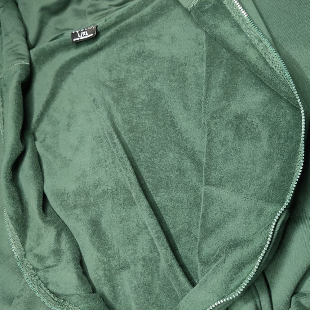 Popflex Full Zip Oversized Cloud Hoodie Game Time Green Large XL Athleisure - Picture 10 of 16